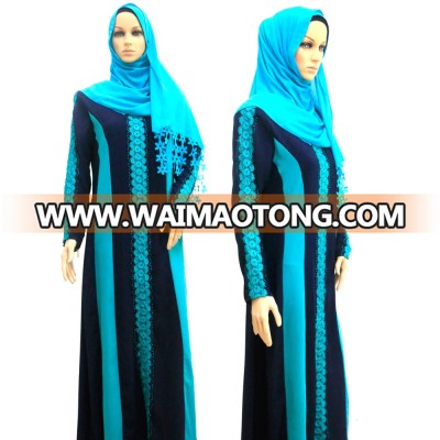 2017 Hot Sale Lace Malaysia Ladies Abaya