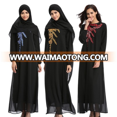 2018 Muslim Women Abaya wholesale New design Abaya in Dubai Design Muslim Dress