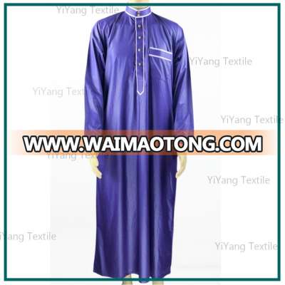 New style islamic clothing muslim men thobe Arabian Man robe jubah Abaya with best quanlity Latest Designs